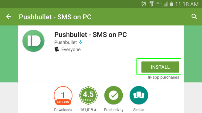 Pushbullet for PC/Chrome/Windows 7,8,10